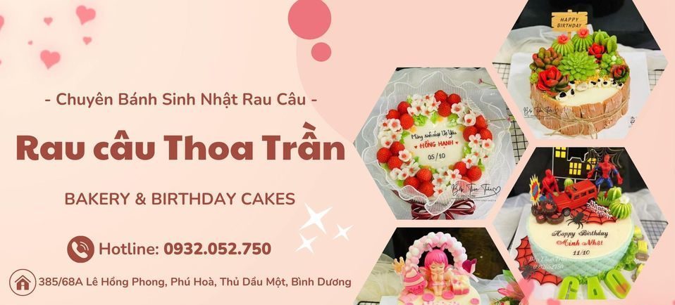 Bánh rau câu sinh nhật 