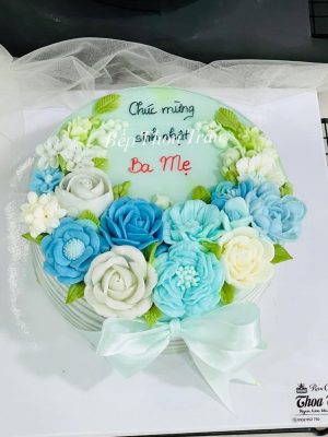 Hoa xanh dương 20cm