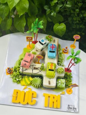 Bánh số 4 bé trai