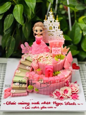 Cầu thang bé gái 2 tầng